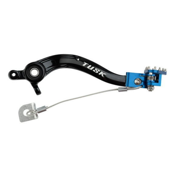 Tusk Aluminum Brake Pedal Blue Tip For Husqvarna FC 450 Rockstar Edition 2018-2021