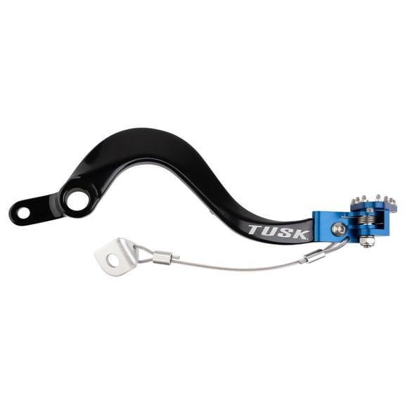 Tusk Aluminum Brake Pedal Blue Tip For Suzuki RMZ250 2004-2006