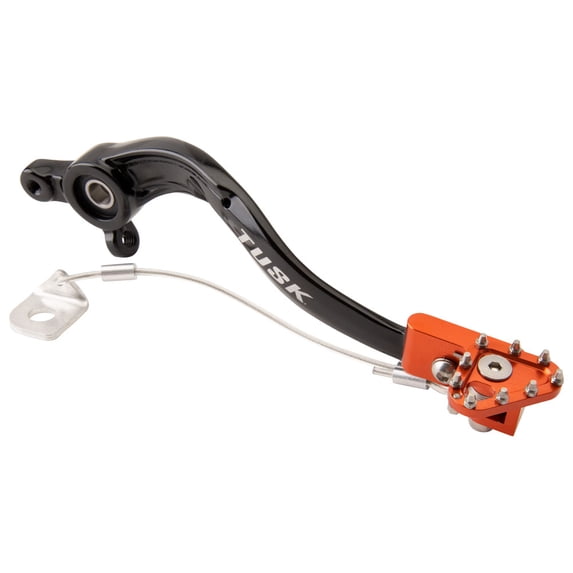 TUSK Aluminum Brake Pedal Orange Tip for GASGAS EX 250 (Fuel Injected) 2022-2023