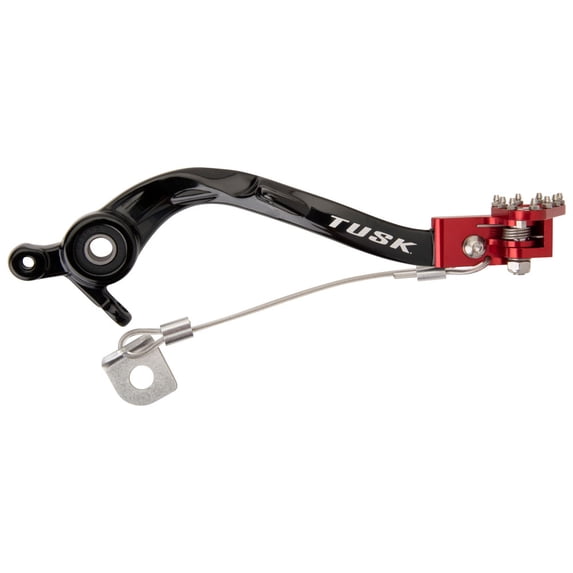 Tusk Aluminum Brake Pedal Red Tip for GASGAS MC 450F Factory Edition 2023