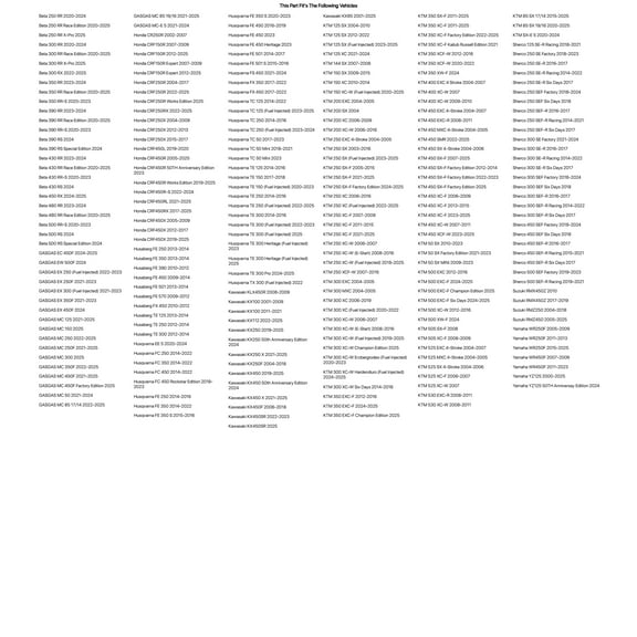 Tusk Aluminum Brake Pedal Replacement Oversized Toe Tip Black For SHERCO 250 SEF Six Days 2018