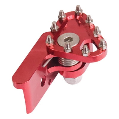 Tusk Aluminum Brake Pedal Replacement Toe Tip Red for Beta 430 Rs 2024