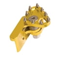 Tusk Aluminum Brake Pedal Replacement Toe Tip Yellow For Yamaha YZ85