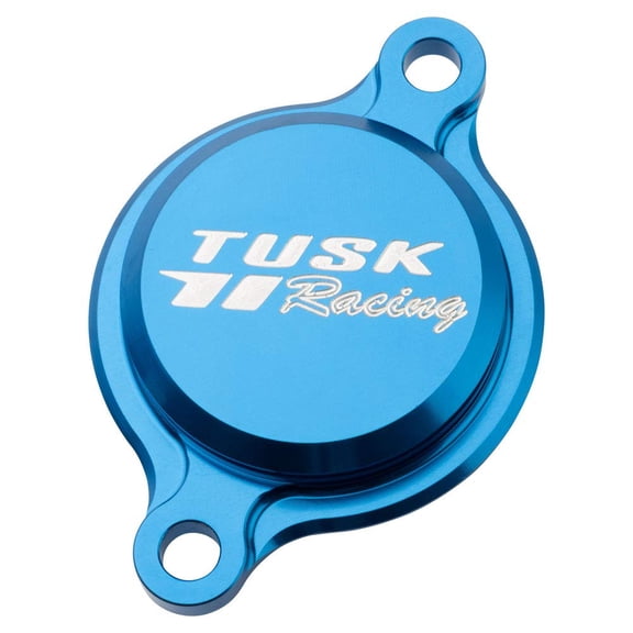 Tusk Aluminum Oil Filter Cover Blue For Yamaha YZ250F 2014-2025