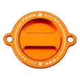 thumbnail image 1 of Tusk Aluminum Oil Filter Cover Orange For KTM 500 XC-W 2012-2016, 1 of 5