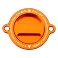 thumbnail image 1 of Tusk Aluminum Oil Filter Cover Orange, 1 of 5