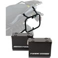 Tusk 1467340192 Aluminum Panniers with Pannier Racks V2 Large Black ...