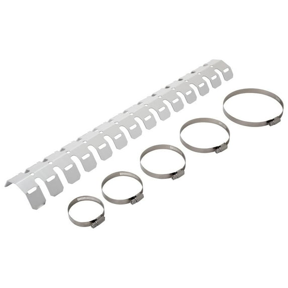 Tusk Aluminum Pipe Guard 2-Stroke Silver for Beta 300 RR 2013-2024