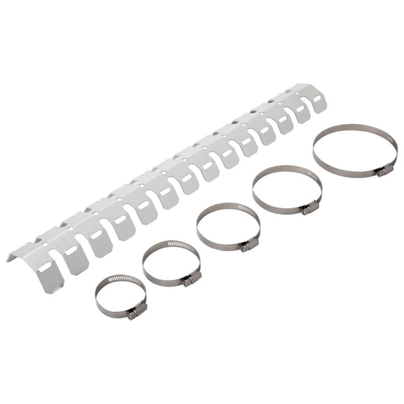 Tusk Aluminum Pipe Guard 2-Stroke Silver for Sherco 300 SE-R Six Days 2017
