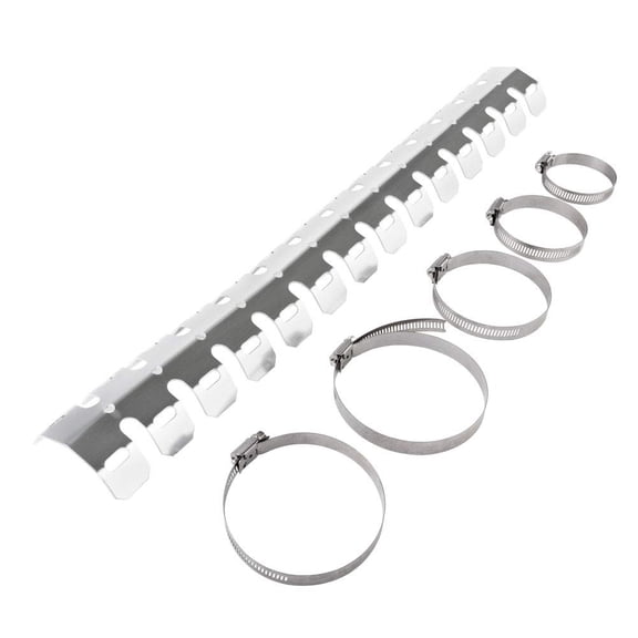 Tusk Aluminum Pipe Guard 4-Stroke Silver for KTM 500 EXC-F Six Days 2020-2023