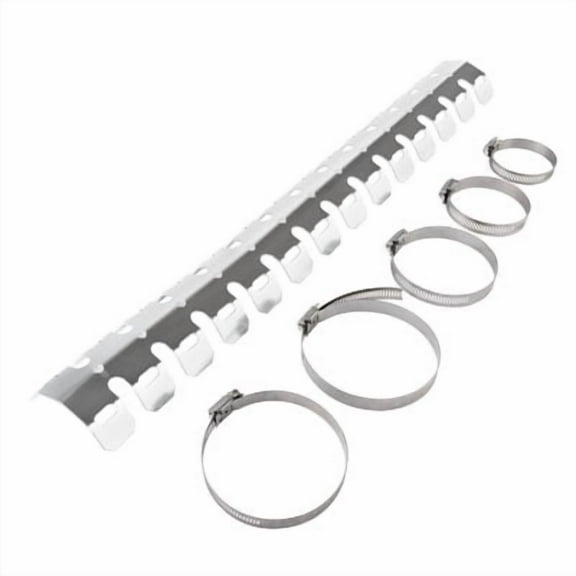 Tusk Aluminum Pipe Guard Silver For KTM 125 SX 1993-2010,2012-2022