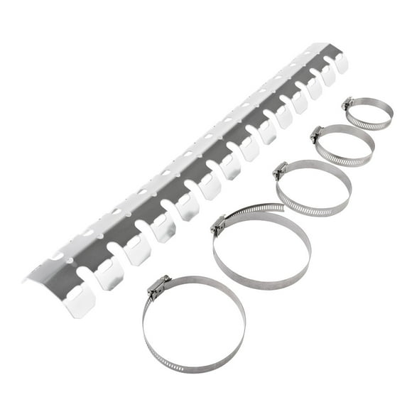 Tusk Aluminum Pipe Guard Silver For SUZUKI RM250 1976-2008