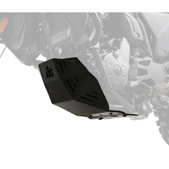 Tusk Aluminum Skid Plate Black for Kawasaki KLR650 ABS 2022-2023