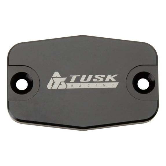 TUSK Anodized Front Brake Reservoir Cap Black Braktec for Husqvarna FE 350 S 2022-2024
