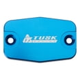 thumbnail image 1 of Tusk Anodized Front Brake Reservoir Cap Blue Braktec for GASGAS ES 500 2024, 1 of 3