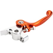 Tusk Axis Folding Brake Lever Short - Brembo Compatible Orange For Triumph TF 250-C 2026
