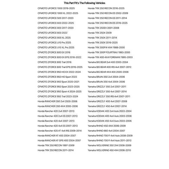 Tusk Ball Joint Kit For YAMAHA KODIAK 450 4x4 Auto 2003-2006