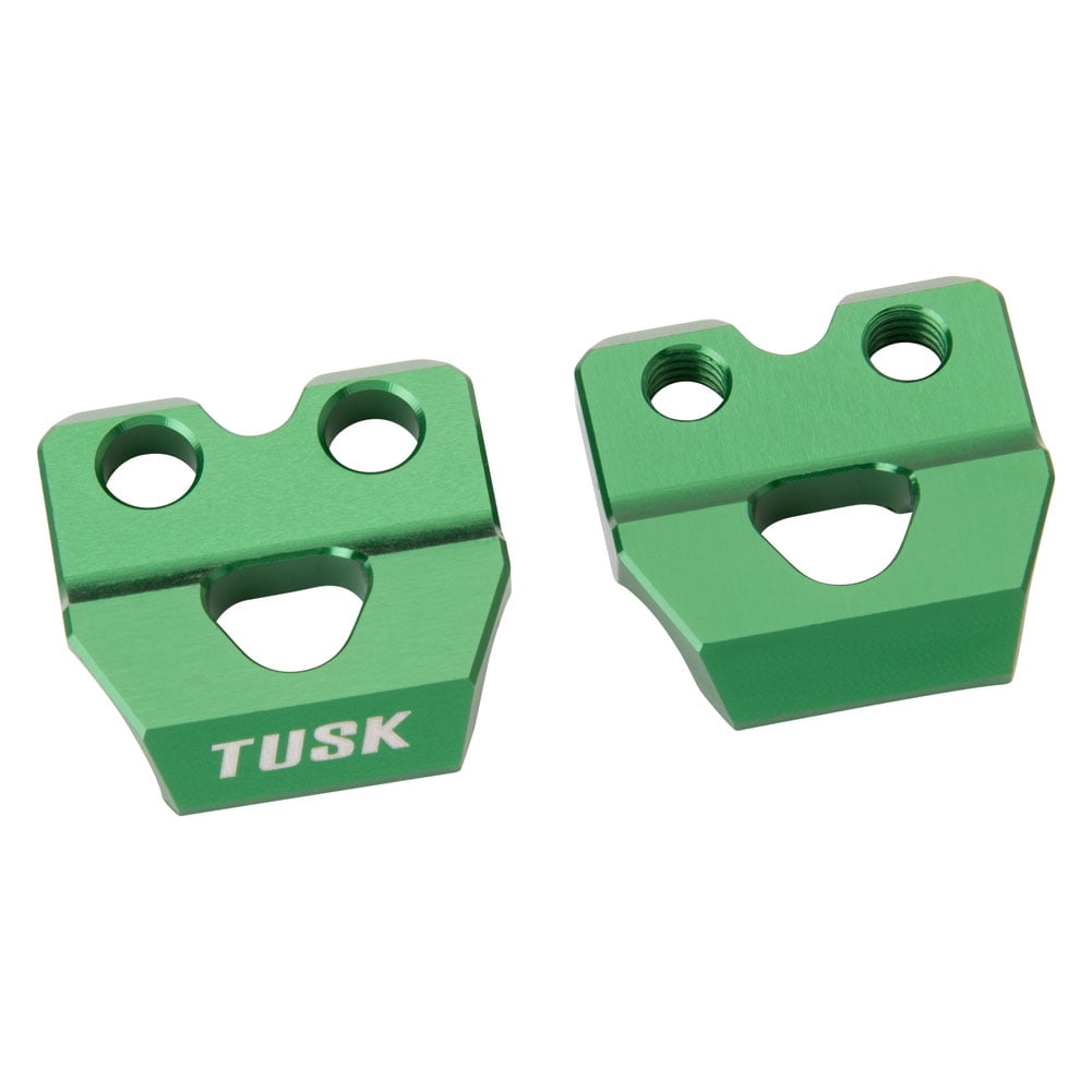 Tusk Billet Aluminum Brake Line Clamp - Black, For Motorcycle & ATV Cable Management