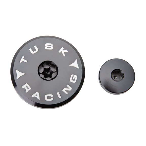 Tusk Billet Aluminum Engine Plug Kit Black for Yamaha YZ250F Monster Energy Yamaha Racing Edition 2023
