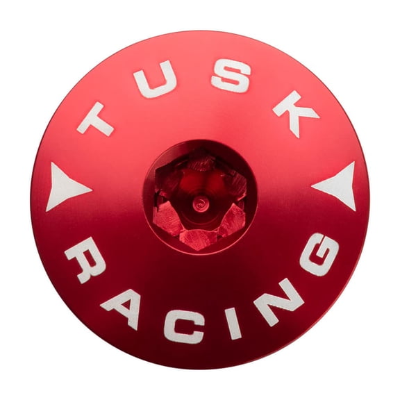 TUSK Billet Aluminum Engine Plug Kit Red for Honda TRX 300EX 1993-2008
