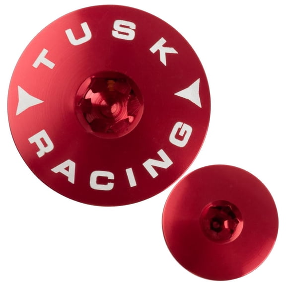 Tusk ENP-M07-Red Billet Aluminum Engine Plug Kit Red