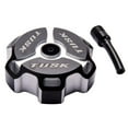 thumbnail image 1 of TUSK Billet Aluminum Gas Cap Black Machined for Kawasaki KX65 2001-2009,2011-2025, 1 of 4