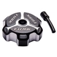 thumbnail image 1 of Tusk 1030020054 Billet Aluminum Gas Cap Black Machined, 1 of 5