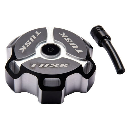 Tusk K12C-BLK Billet Aluminum Gas Cap Black Machined