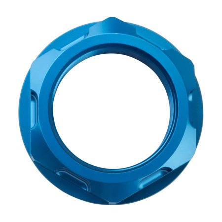 Tusk Billet Aluminum Steering Stem Nut Blue For Honda CR85R 2003-2007