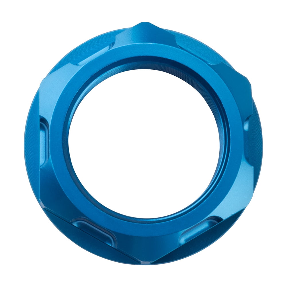 Tusk Billet Aluminum Steering Stem Nut Blue For Yamaha YZ250 1994-2022 - CNC Machined
