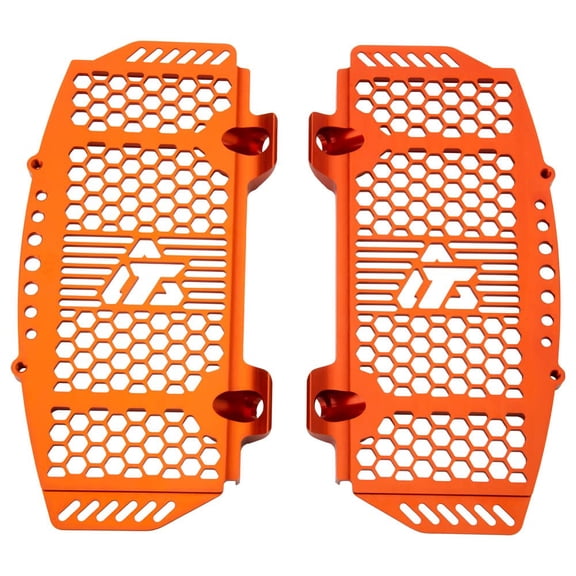 Tusk Billet Radiator Guards Orange for GASGAS MC 450F Factory Edition 2023