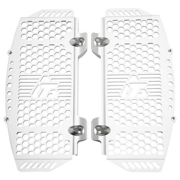 Tusk Off-Road Tusk Billet Radiator Guards Silver for Husqvarna FE 501 2017-2022