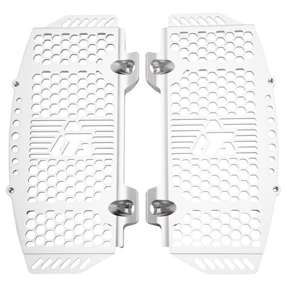 Tusk Billet Radiator Guards Silver for KTM 300 XC-W Six Days (Fuel Injected) 2019-2020