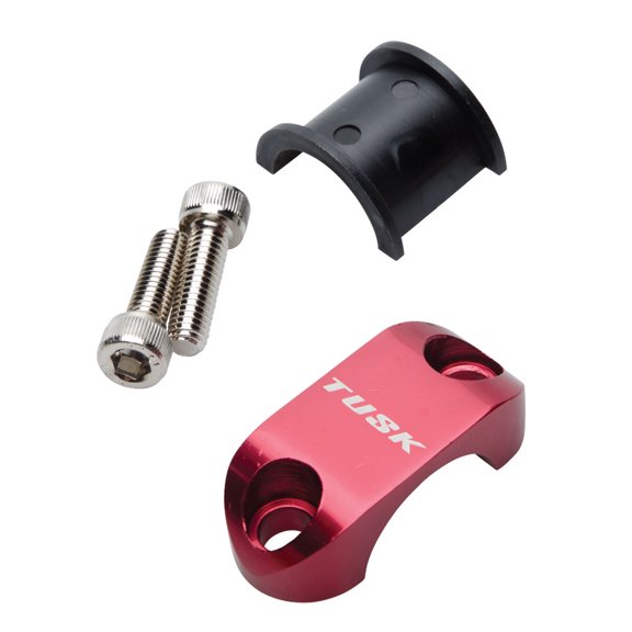 Tusk Billet Rotating Bar Clamp Red For HONDA CRF125F (Big Wheel) 2014-2024