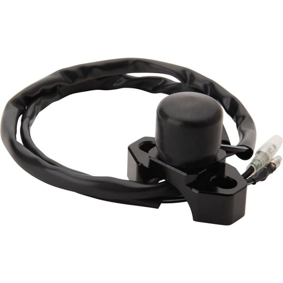 Tusk Billet Start/Kill Switch Black/Black Button For KAWASAKI KX80 1980-2000