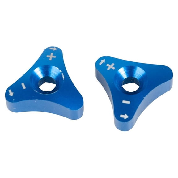 Tusk Billet WP Fork Adjuster Knobs Blue For GASGAS EW 500F 2024