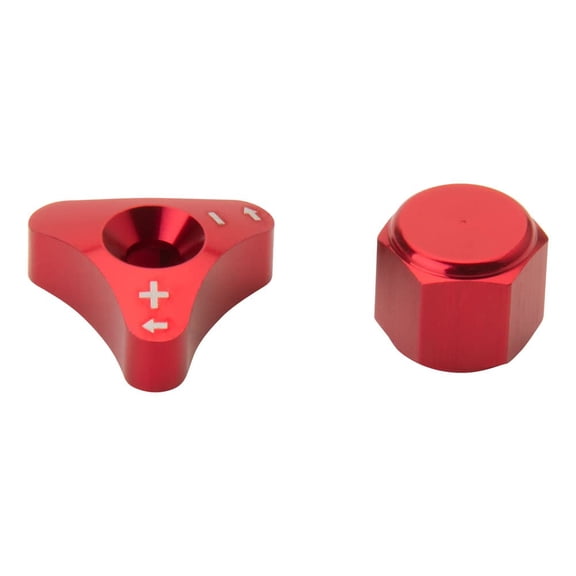 TUSK Billet WP Fork Adjuster Knobs Red for KTM 150 SX 2017-2022