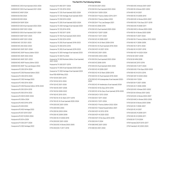 Tusk Brake Rotor Bolt Kit Front or Rear For Husqvarna TE 300 Rockstar Edition (Fuel Injected) 2021-2022