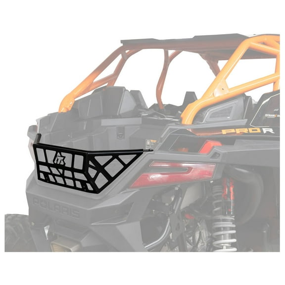 Tusk Cargo Barricade Black Powder Coated For Polaris RZR Pro R 4 Factory Armored Edition 2025