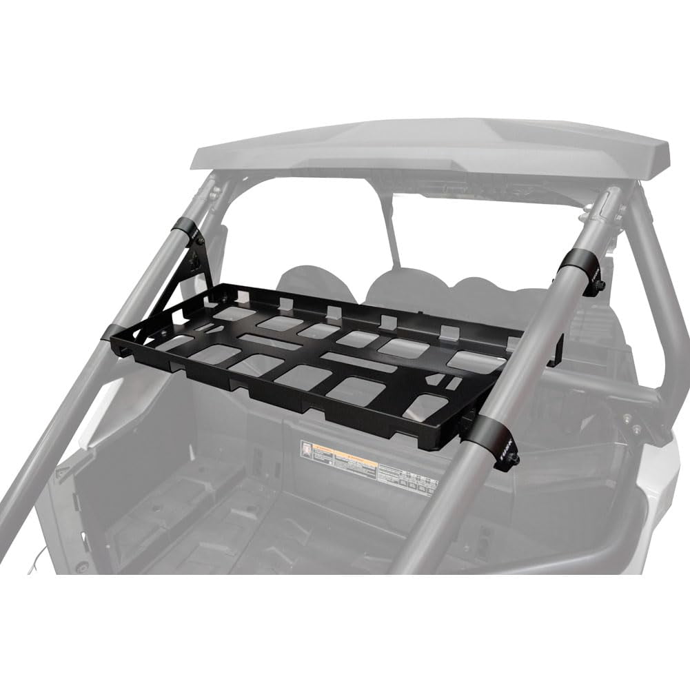 Tusk Cargo Rack Regular Black Powder Coated Compatible with Polaris RZR ...