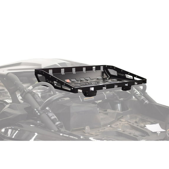 Tusk Cargo Rack Regular Black Powder Coated For Can-Am Maverick X3 X DS Turbo RR Smart-Shox 64 Inch 2025-2026