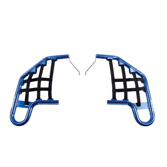 TUSK Comp Series Nerf Bars Blue with Black Webbing for Arctic CAT DVX 400 2004-2008