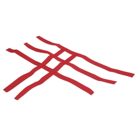 TUSK Comp Series Nerf Bars Replacement Webbing Red for Honda TRX 300X 2009