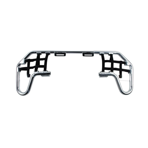 Tusk Comp Series Nerf Bars Silver with Black Webbing Compatible with Polaris Predator 500 2003-2007