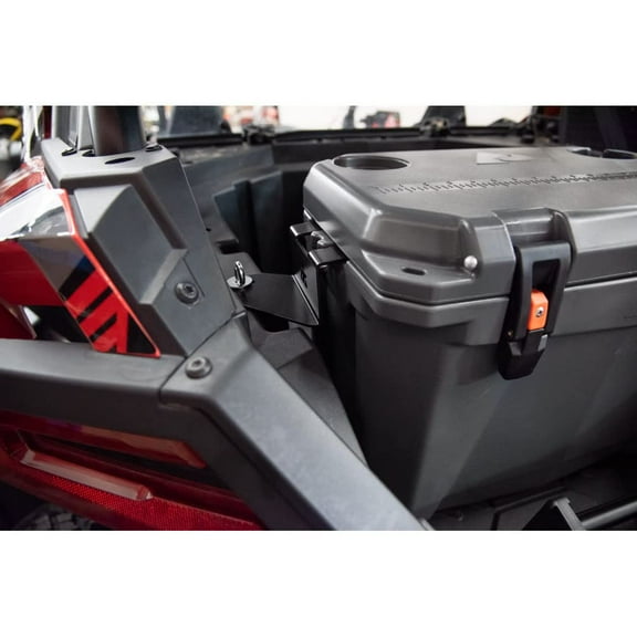 Tusk Cooler Mount Brackets 26 Quart Ozark Cooler Black Powder Coated