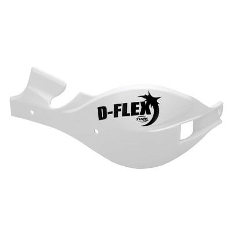 Tusk MX D-Flex Replacement Hand Shields – Plastic Handguard Covers For Dirt Bikes (Yellow) - View #7