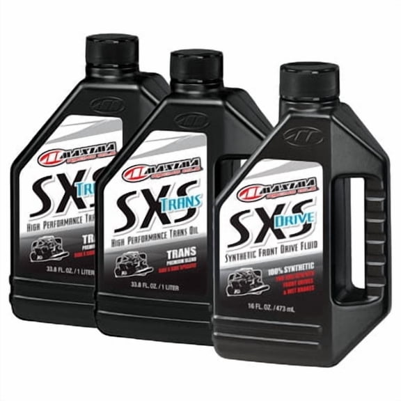 Tusk Drivetrain Oil Change Kit Compatible with Maxima High Performance Oil For Polaris RANGER CREW XP 1000 Big Game Edition 2021-2022