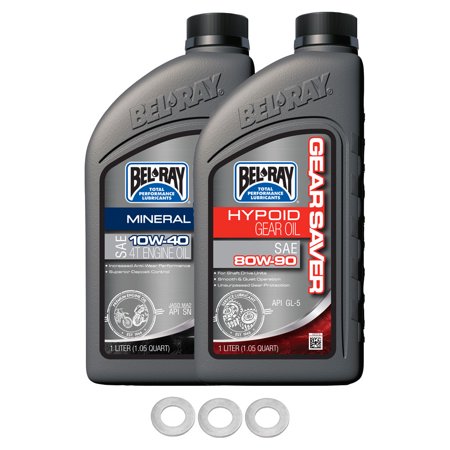 Tusk 2044120062 Drivetrain Oil Change Kit With Bel-Ray Oil