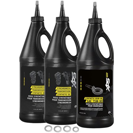 Tusk Drivetrain Oil Change Kit with Can-Am Oil - Fits: Can-Am Outlander 6X6 1000 XT 2018