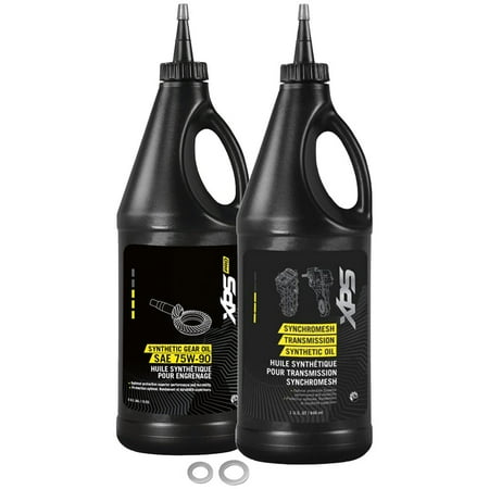 Tusk Drivetrain Oil Change Kit with Can-Am Oil For Can-Am Commander 1000 DPS 2014-2015,2017-2020